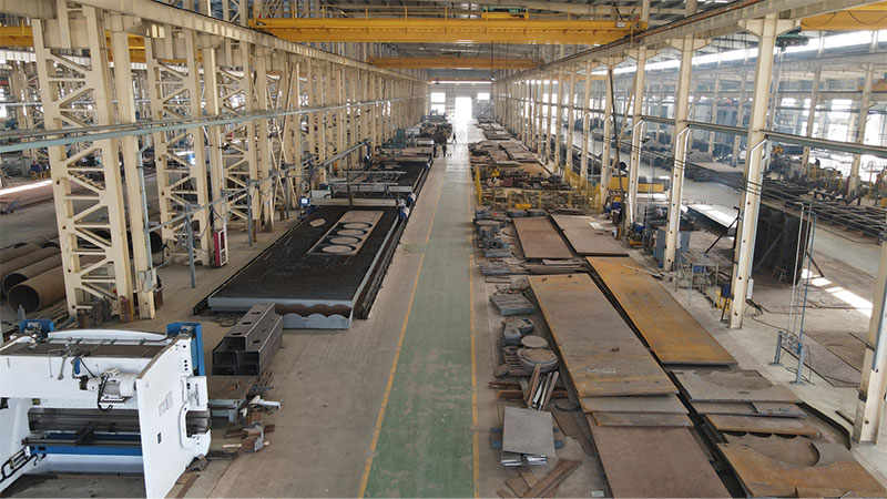 下料、鉚焊車間